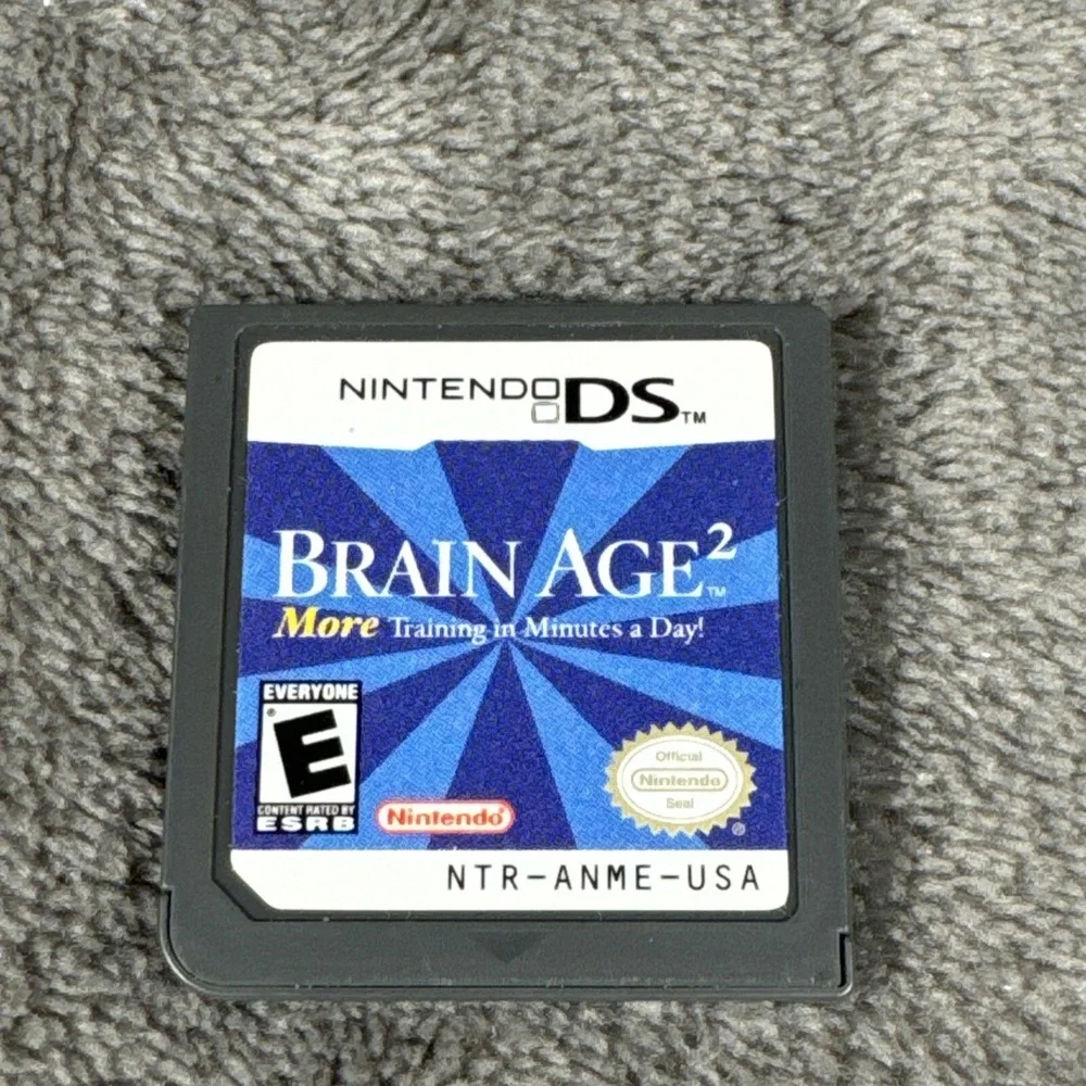 Nintendo DS Games Lot Brain‎ Teasers 4 Cartridges Only